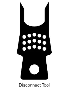 Using the disconnect tool