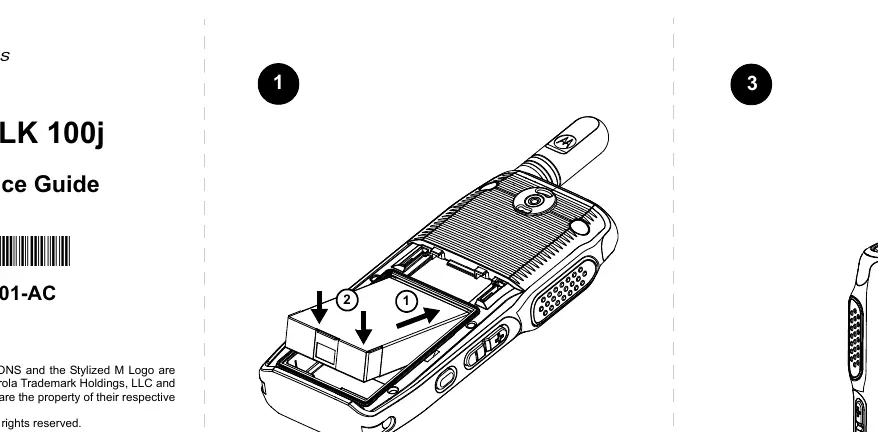 Battery installation steps