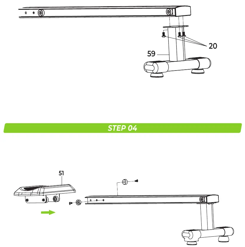 Assembly steps 3 and 4