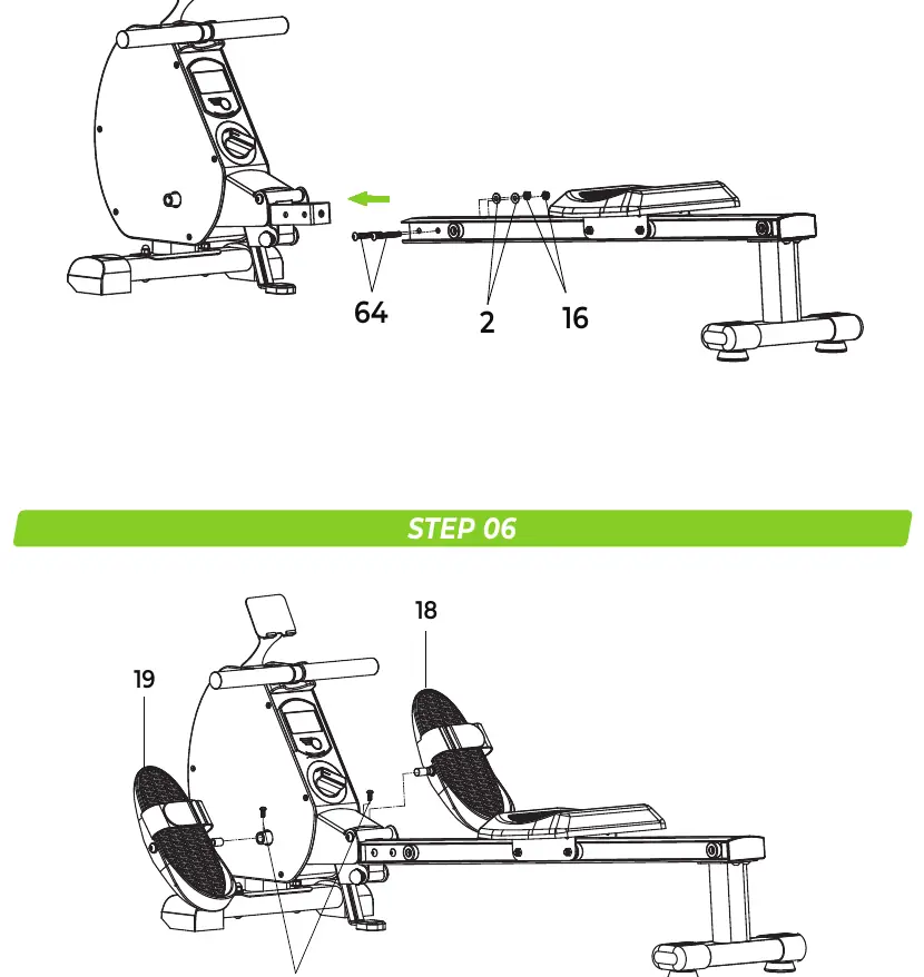 Assembly steps 5 and 6