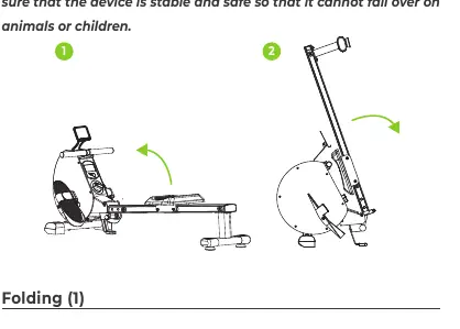 Folding and unfolding the machine