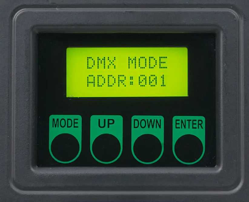 LCD Control Panel and connections