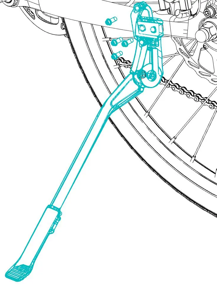 Kickstand installation