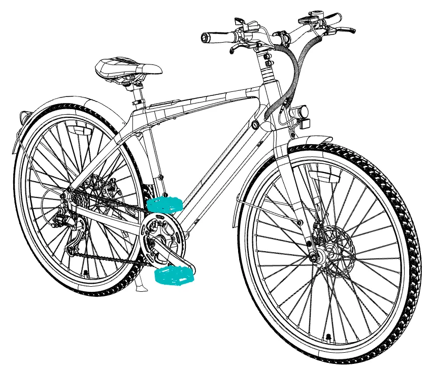 Pedal installation