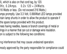 Lamp replacement procedure