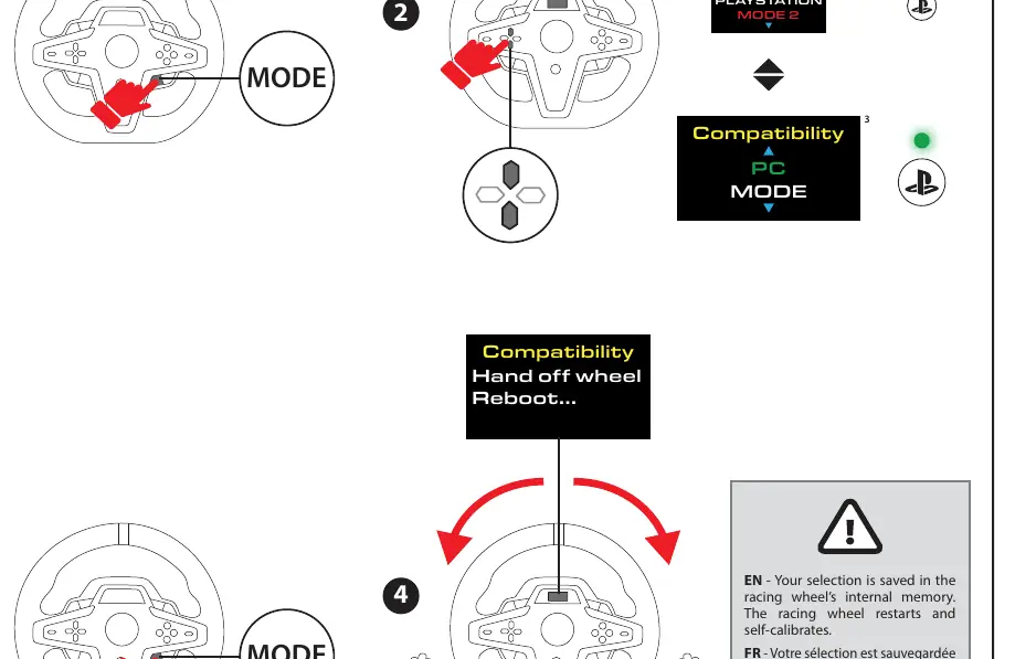 Compatibility mode selection process