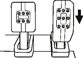 Adjusting gas pedal height