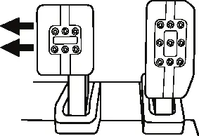 Adjusting pedal spacing
