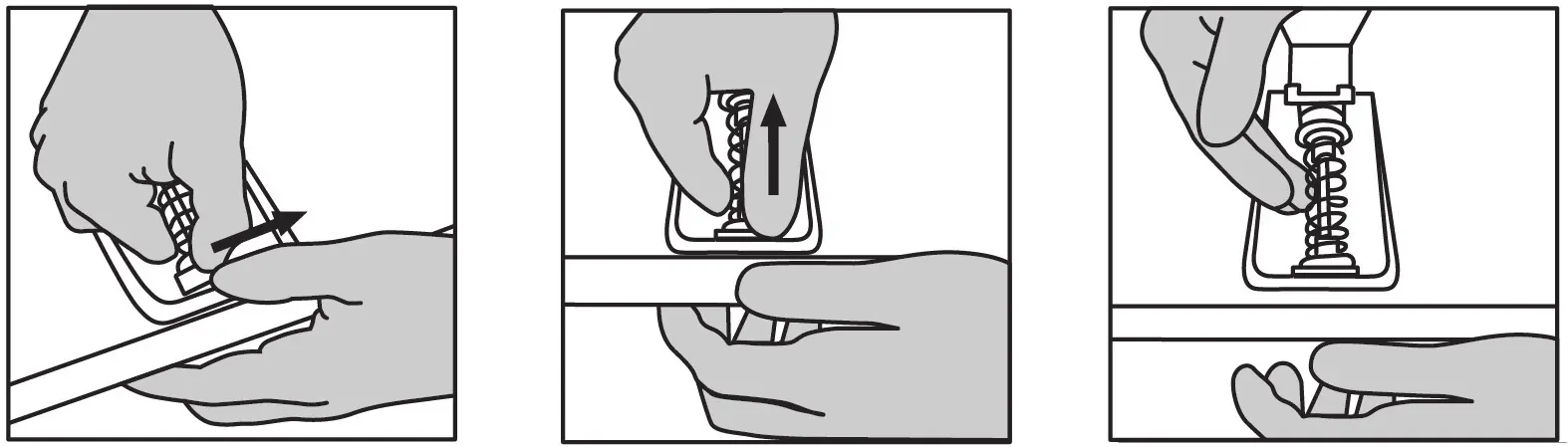 Brake spring removal method 1