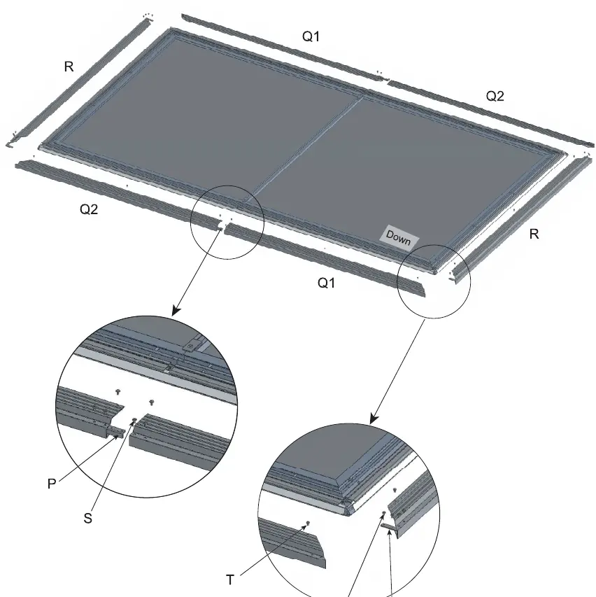 Outer frame installation