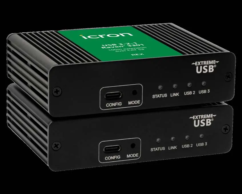 Icron Raven 3301 LEX and REX units