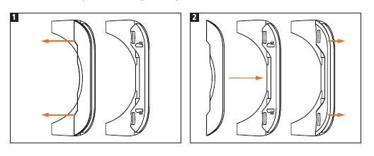 Inserting the optional extension rails