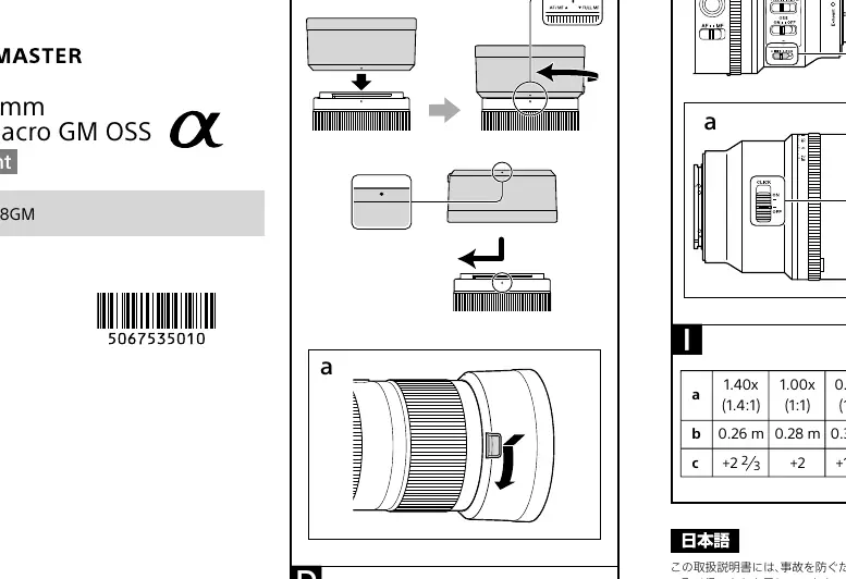 Lens components identification