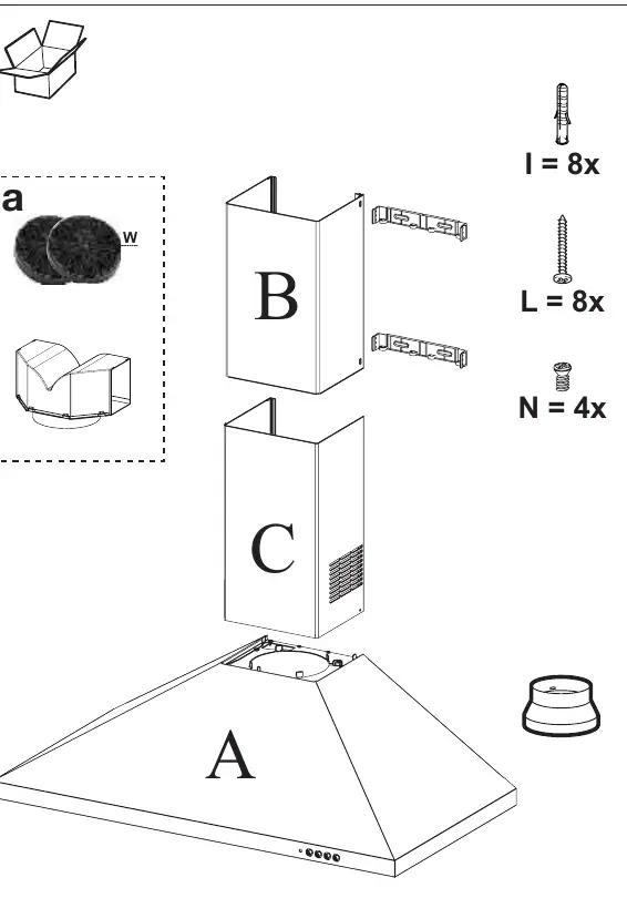 Parts identification diagram