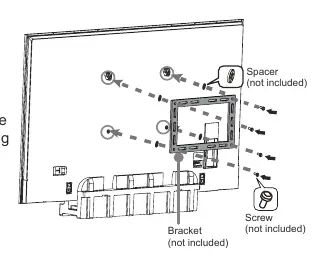Wall mount bracket installation