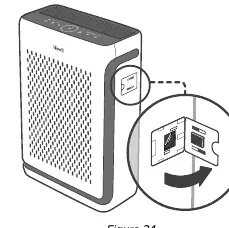 Cleaning the dust sensor
