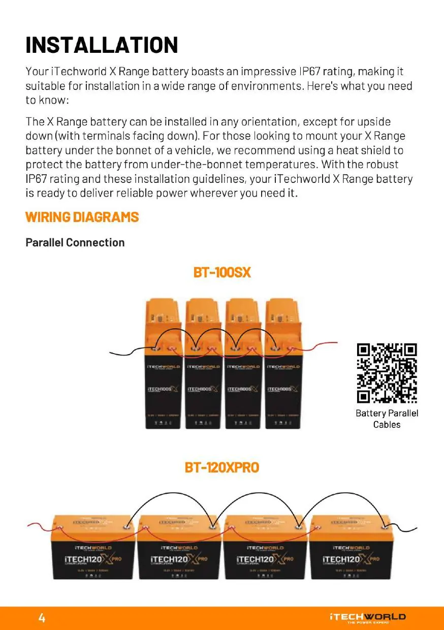 Parallel connection wiring diagram
