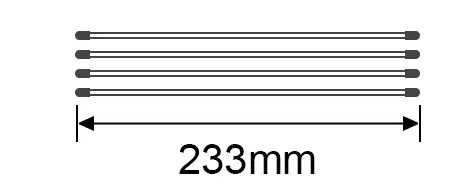 Module diagram with dimensions