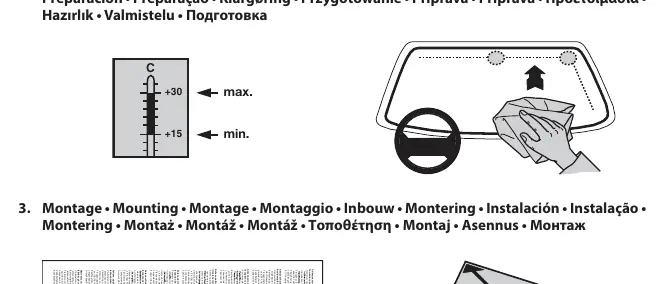 Preparation steps including temperature requirements and cleaning.