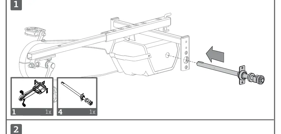 Assembly steps 1-3