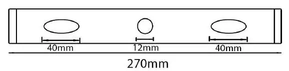 Mounting hole dimensions