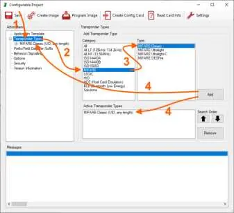 Adding transponder types