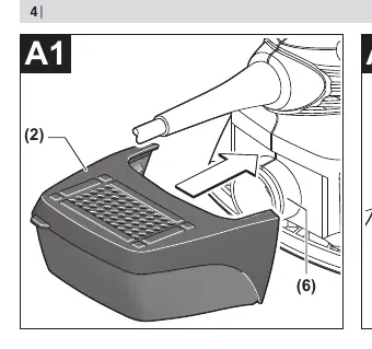 Dust box assembly (A1-A4)
