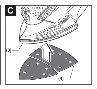 Sanding sheet replacement (C)