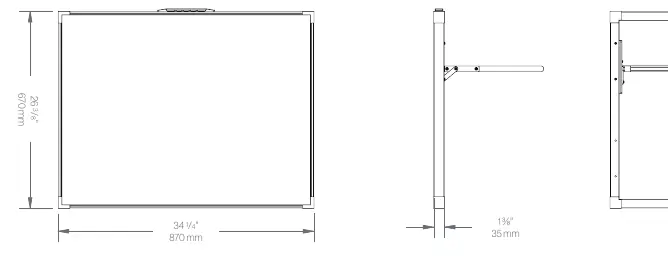 Dimensions of the solar panel
