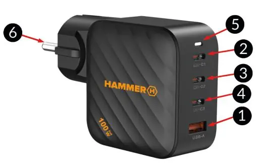 Charger components and port identification