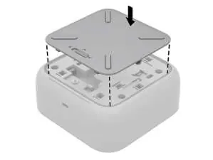 Connecting the power cord.