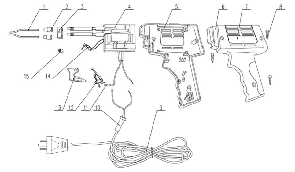 Parts Breakdown Diagram