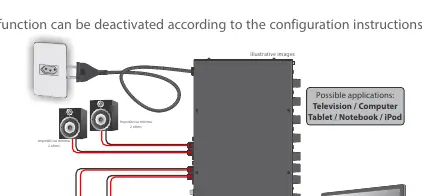 Optical input connection example