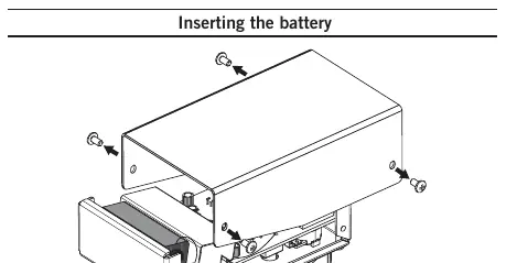 Battery installation procedure