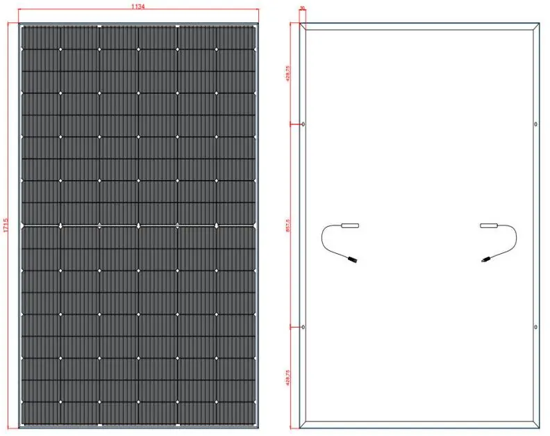 400W model dimensions