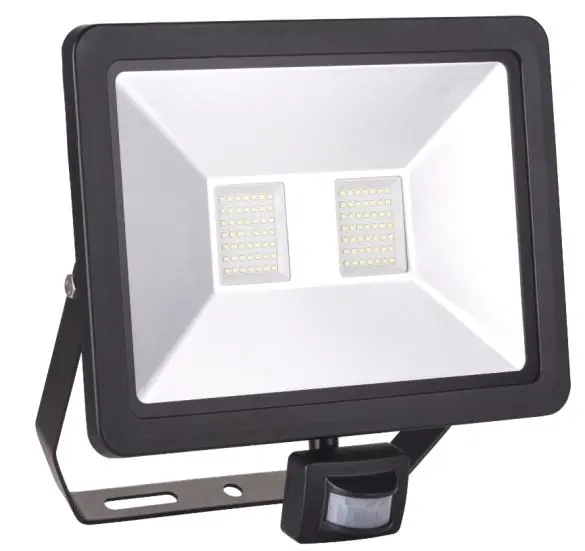 Overview of the LED floodlight components