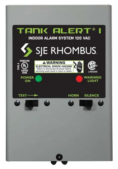 Tank Alert I Alarm System front panel