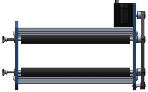 Roller distance adjustment