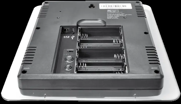 Display unit battery compartment