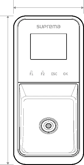 FaceLite device dimensions