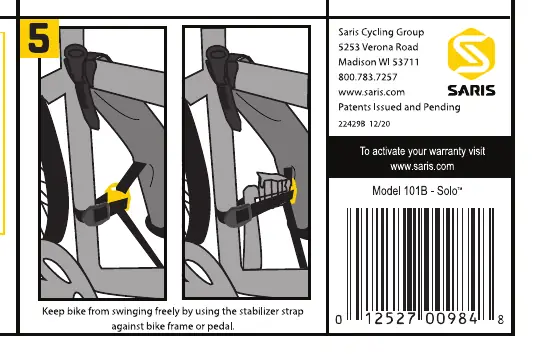 Stabilizer strap usage