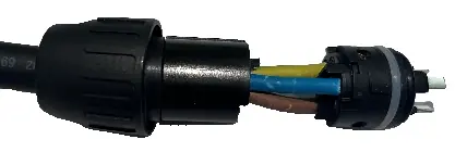 Power supply connection wiring