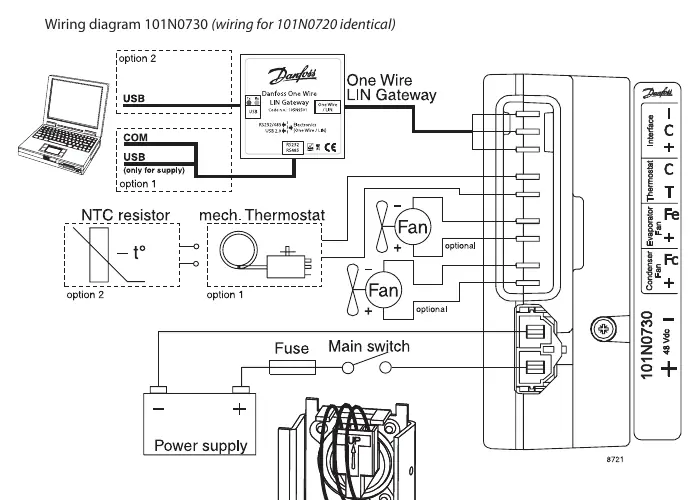 Wiring diagram for 101N0730/101N0720