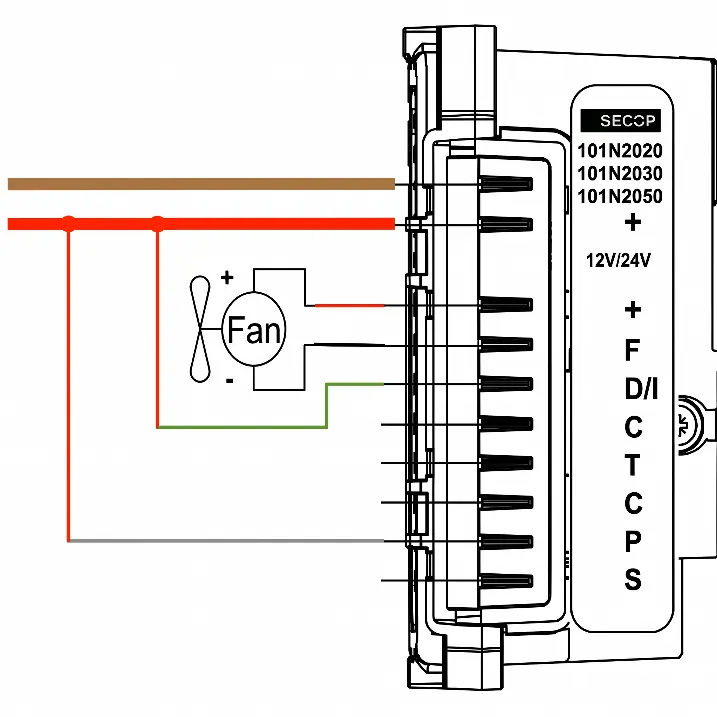 Test wiring diagram for Reset E1.
