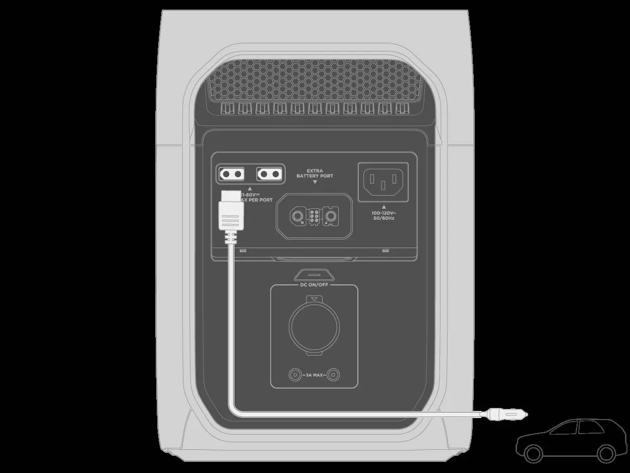 Solar charging connection