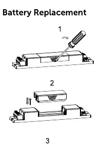 Battery replacement steps