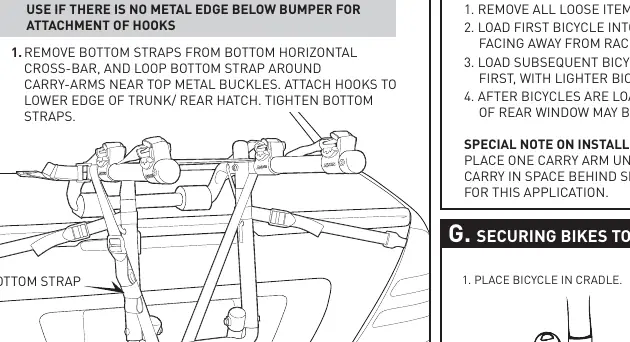 Alternate method #1 for bottom strap.