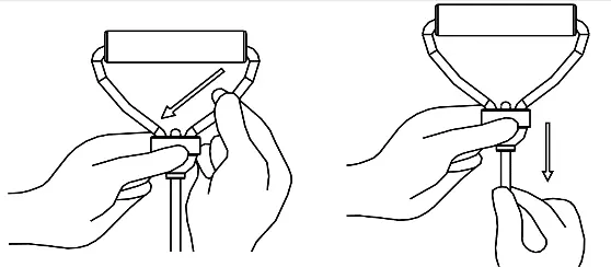 Adjusting exercise band length