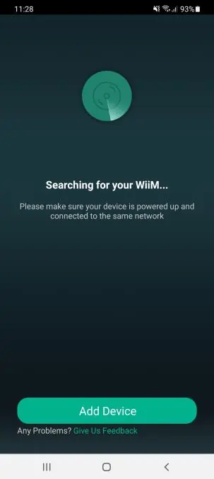 App searching screen