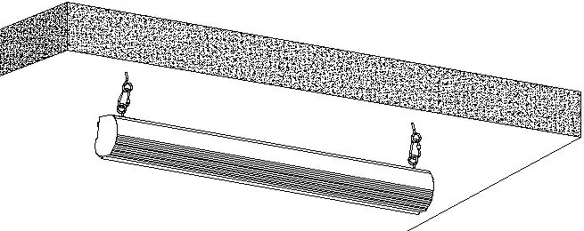 Suspended mounting method